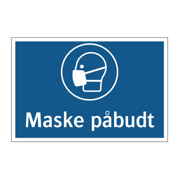 Maske påbudt