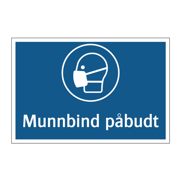 Munnbind påbudt