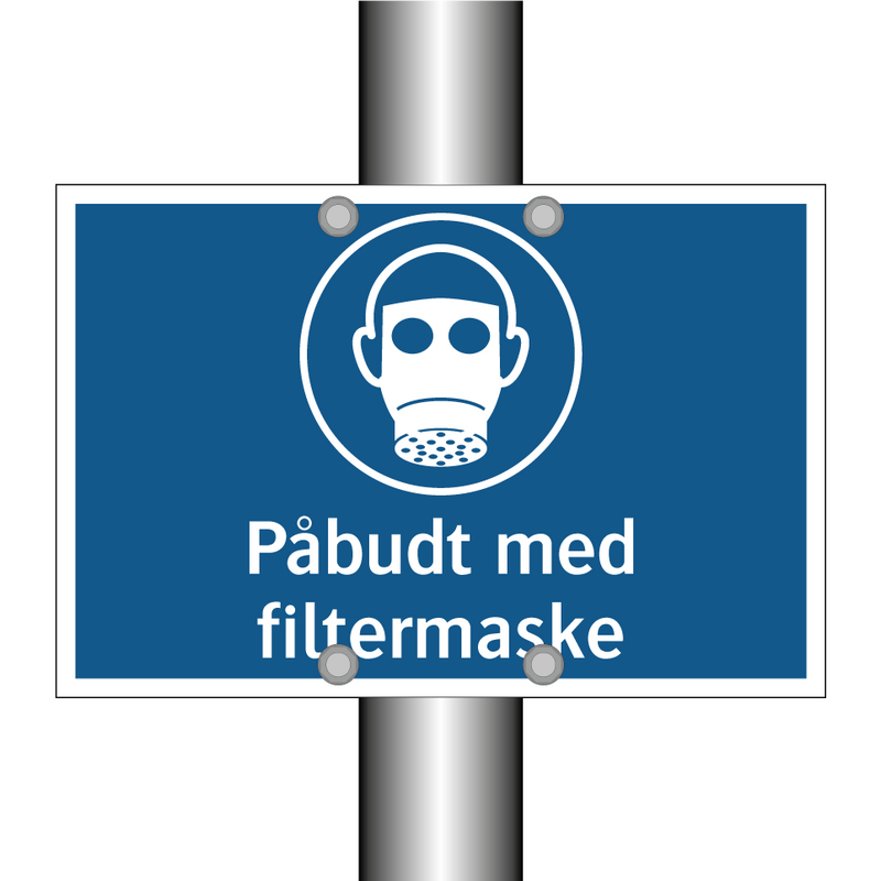 Påbudt med Filtermaske