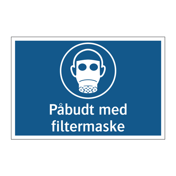 Påbudt med Filtermaske & Påbudt med Filtermaske & Påbudt med Filtermaske