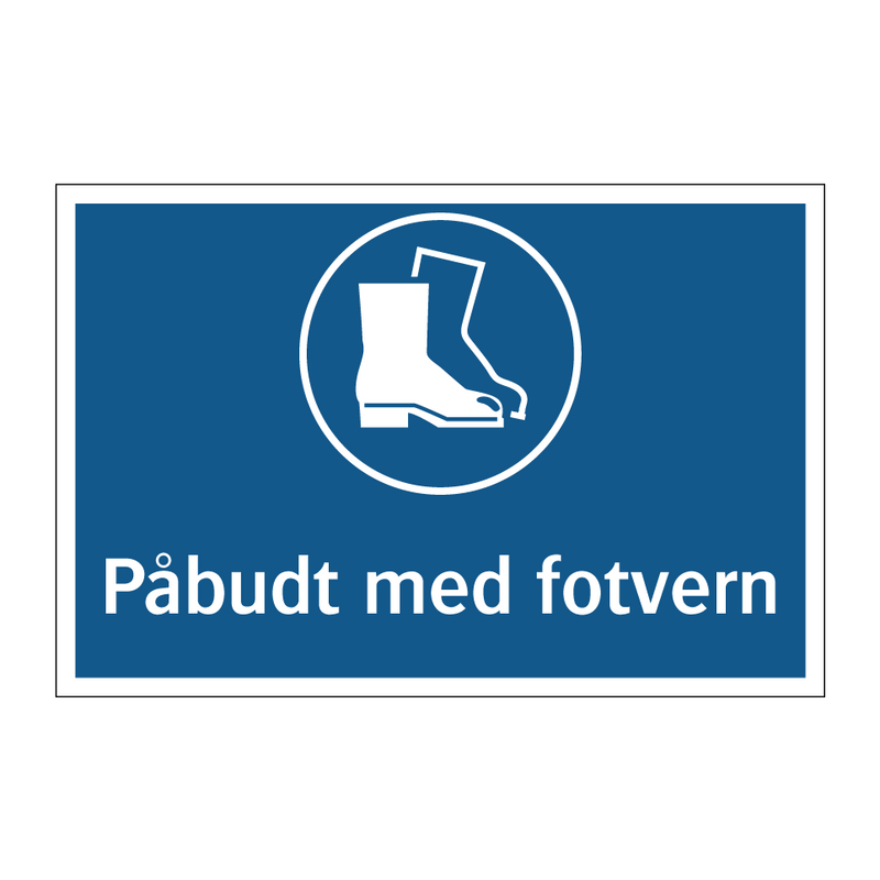 Påbudt med fotvern