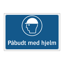 Påbudt med hjelm
