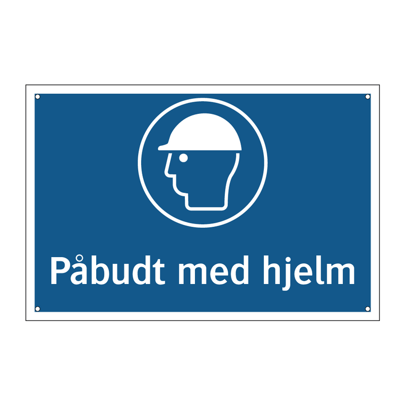 Påbudt med hjelm