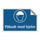 Påbudt med hjelm