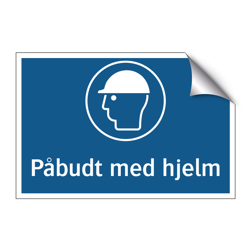 Påbudt med hjelm & Påbudt med hjelm & Påbudt med hjelm & Påbudt med hjelm & Påbudt med hjelm