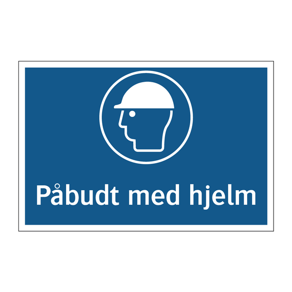 Påbudt med hjelm