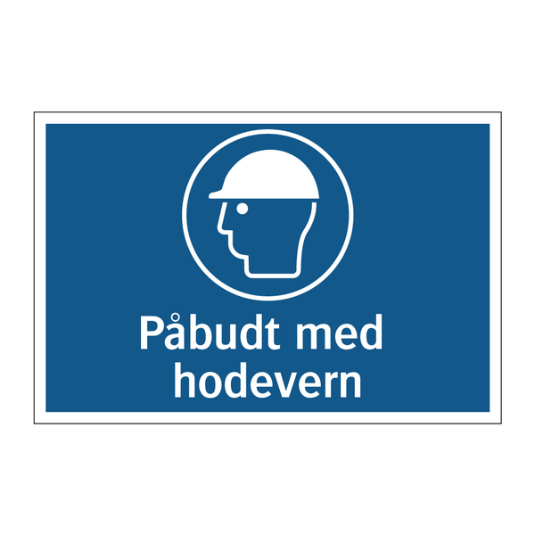 Påbudt med hodevern
