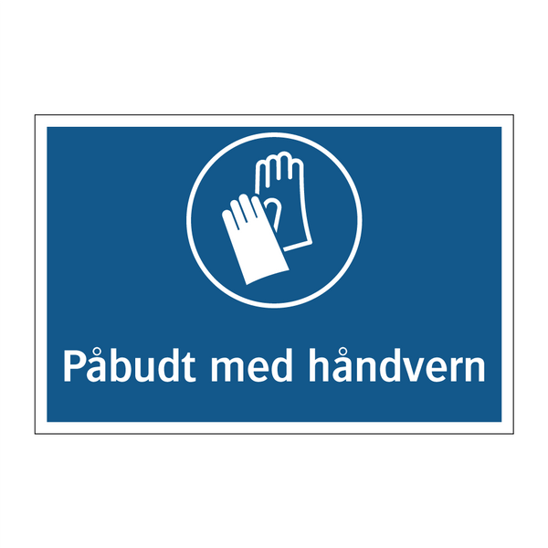 Påbudt med håndvern