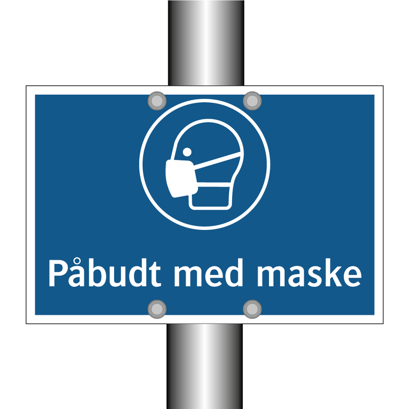 Påbudt med maske
