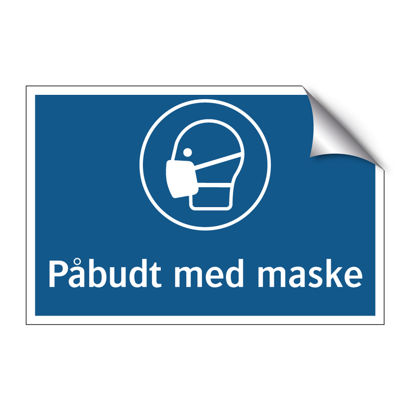 Påbudt med maske