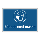 Påbudt med maske