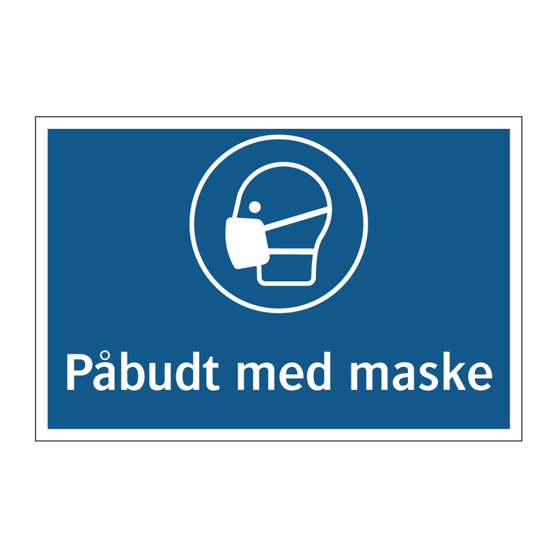 Påbudt med maske