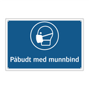 Påbudt med munnbind