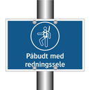 Påbudt med redningssele