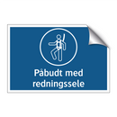 Påbudt med redningssele