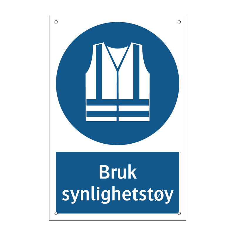 Bruk synlighetstøy