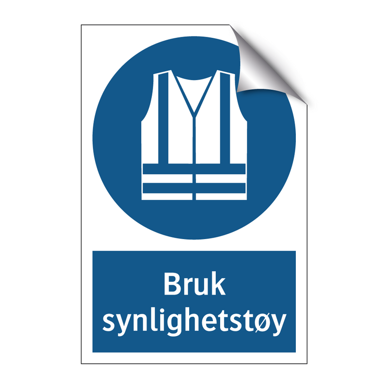 Bruk synlighetstøy
