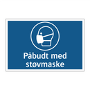 Påbudt med støvmaske