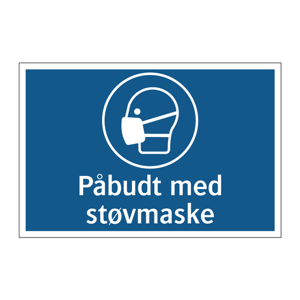 Påbudt med støvmaske