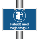 Påbudt med sveisemaske