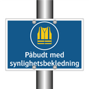 Påbudt med synlighetsbekledning
