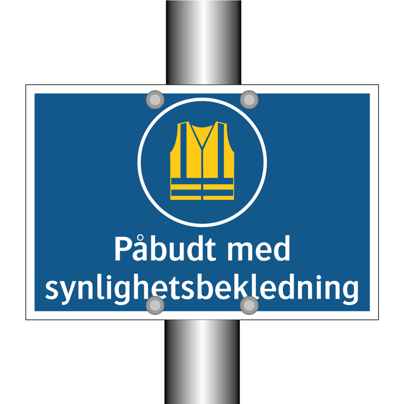 Påbudt med synlighetsbekledning