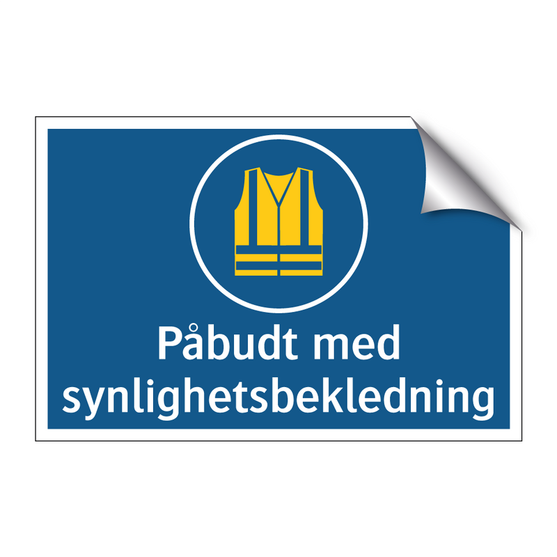 Påbudt med synlighetsbekledning