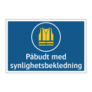 Påbudt med synlighetsbekledning
