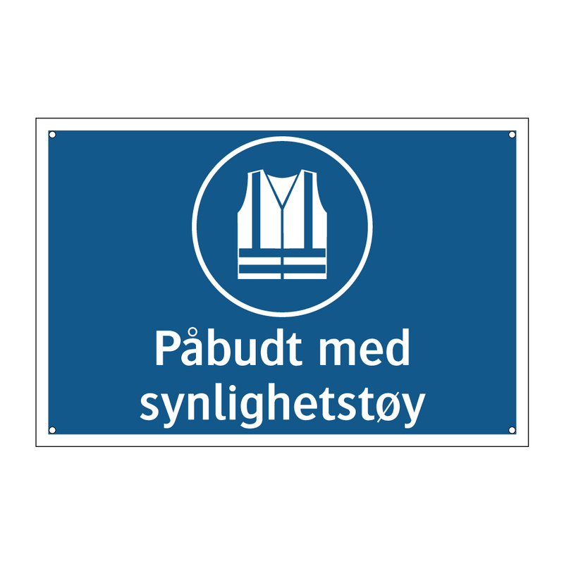 Påbudt med synlighetstøy