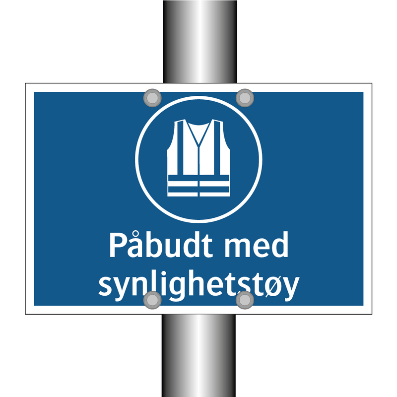 Påbudt med synlighetstøy