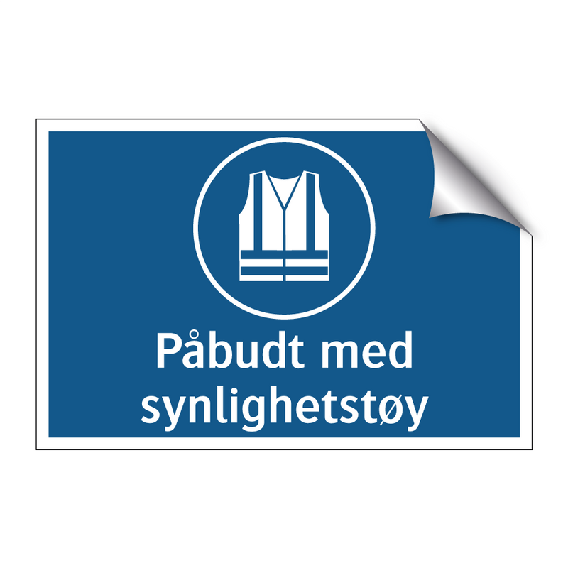 Påbudt med synlighetstøy