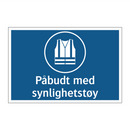 Påbudt med synlighetstøy