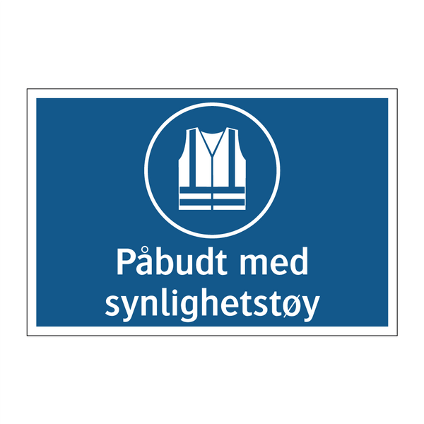 Påbudt med synlighetstøy