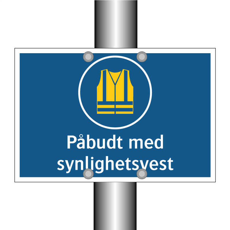 Påbudt med synlighetsvest