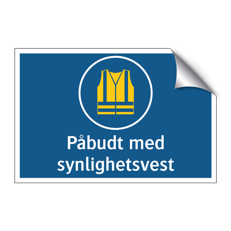 Påbudt med synlighetsvest