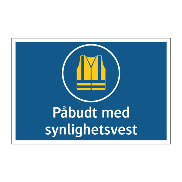 Påbudt med synlighetsvest