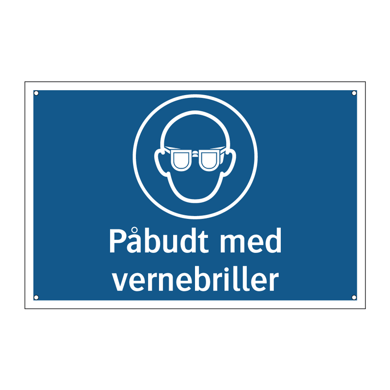 Påbudt med vernebriller