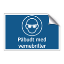 Påbudt med vernebriller