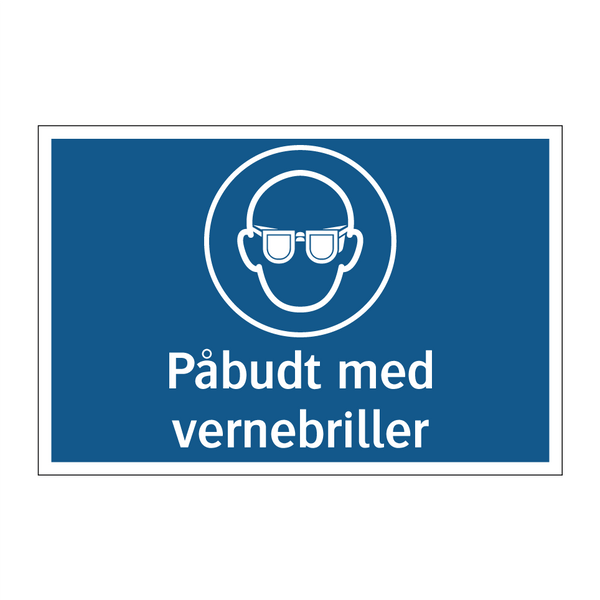 Påbudt med vernebriller