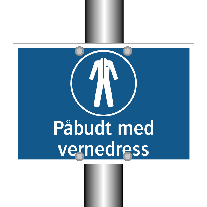 Påbudt med vernedress