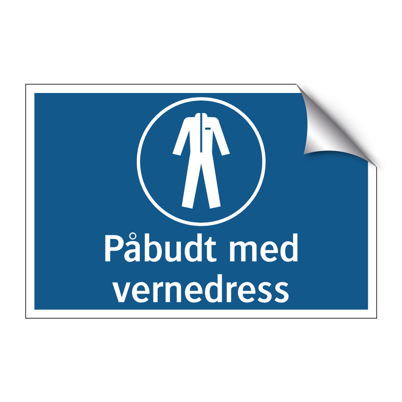 Påbudt med vernedress