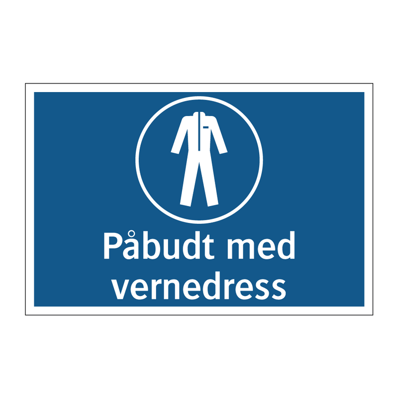 Påbudt med vernedress
