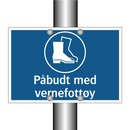 Påbudt med vernefottøy