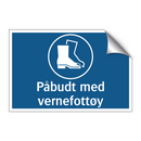 Påbudt med vernefottøy