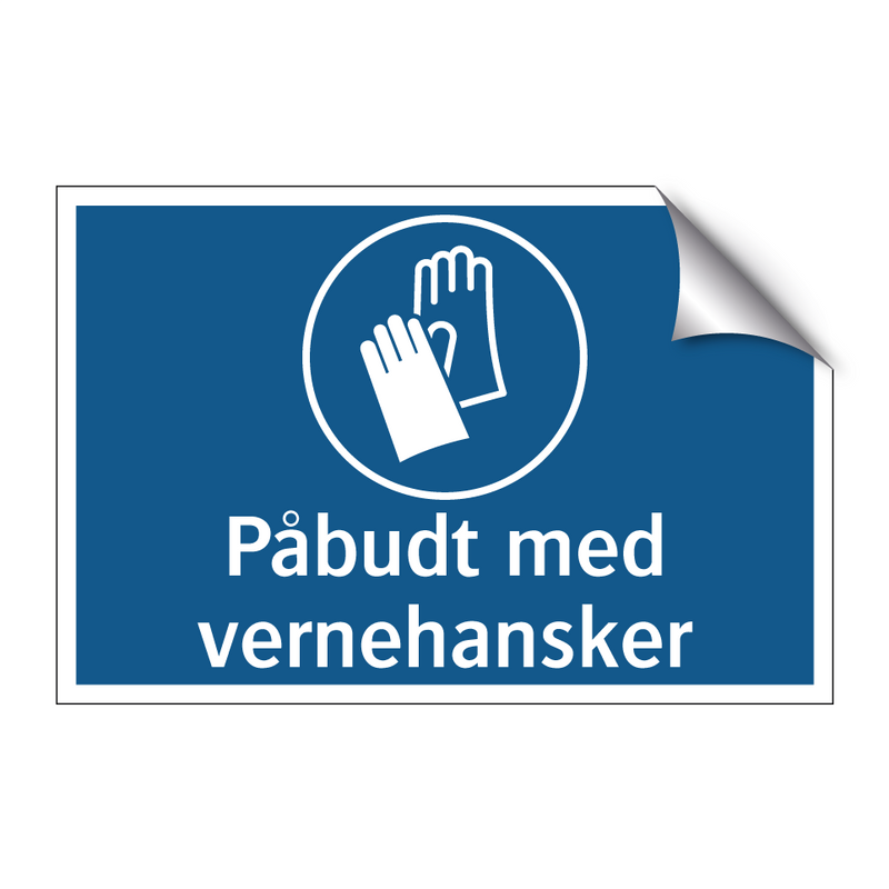 Påbudt med vernehansker