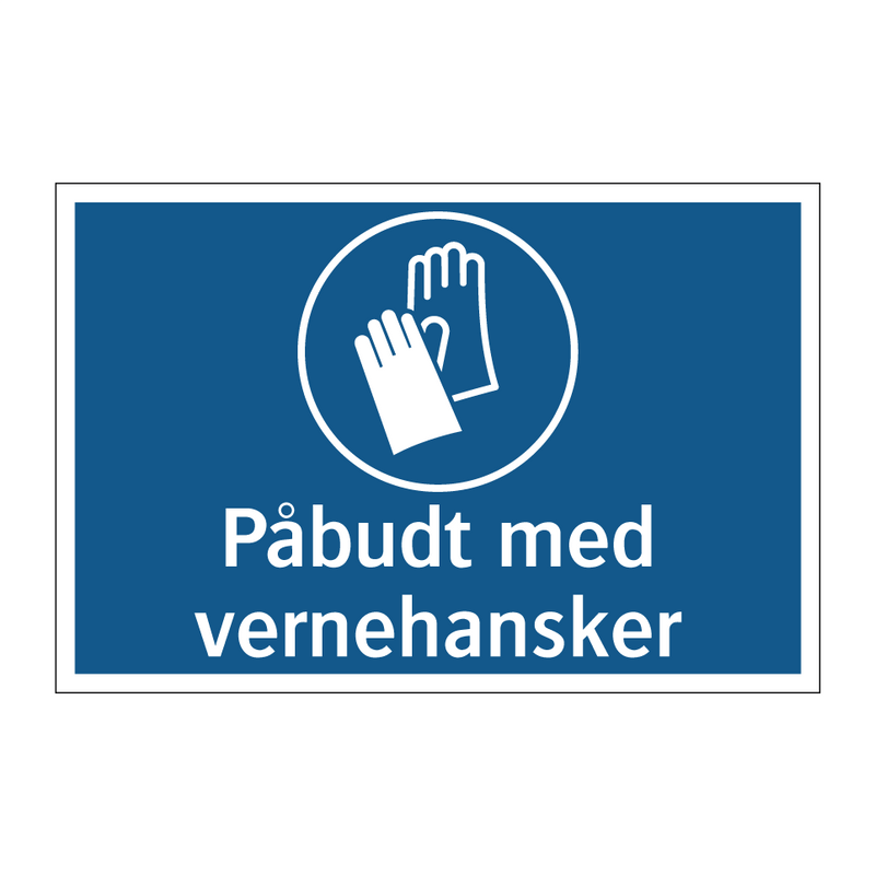 Påbudt med vernehansker