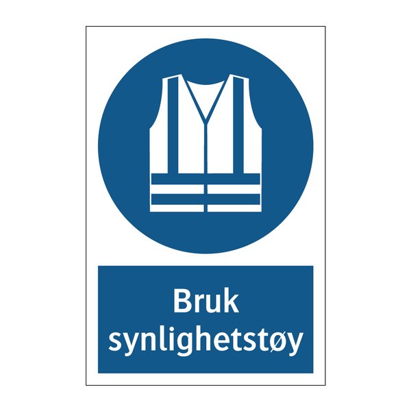 Bruk synlighetstøy