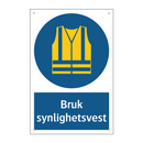 Bruk synlighetsvest