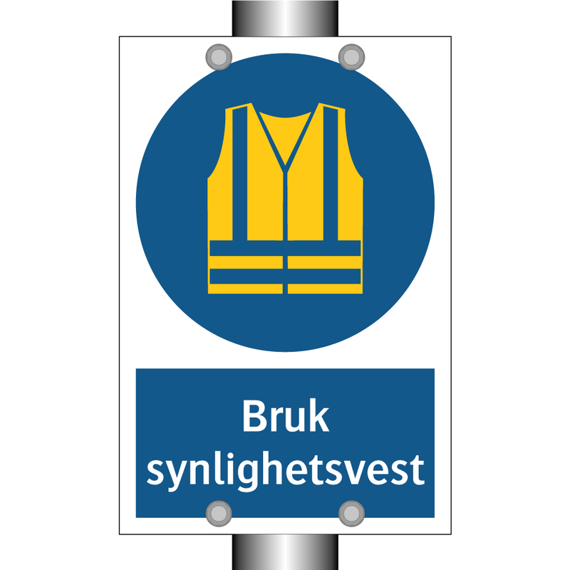 Bruk synlighetsvest