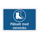 Påbudt med vernesko